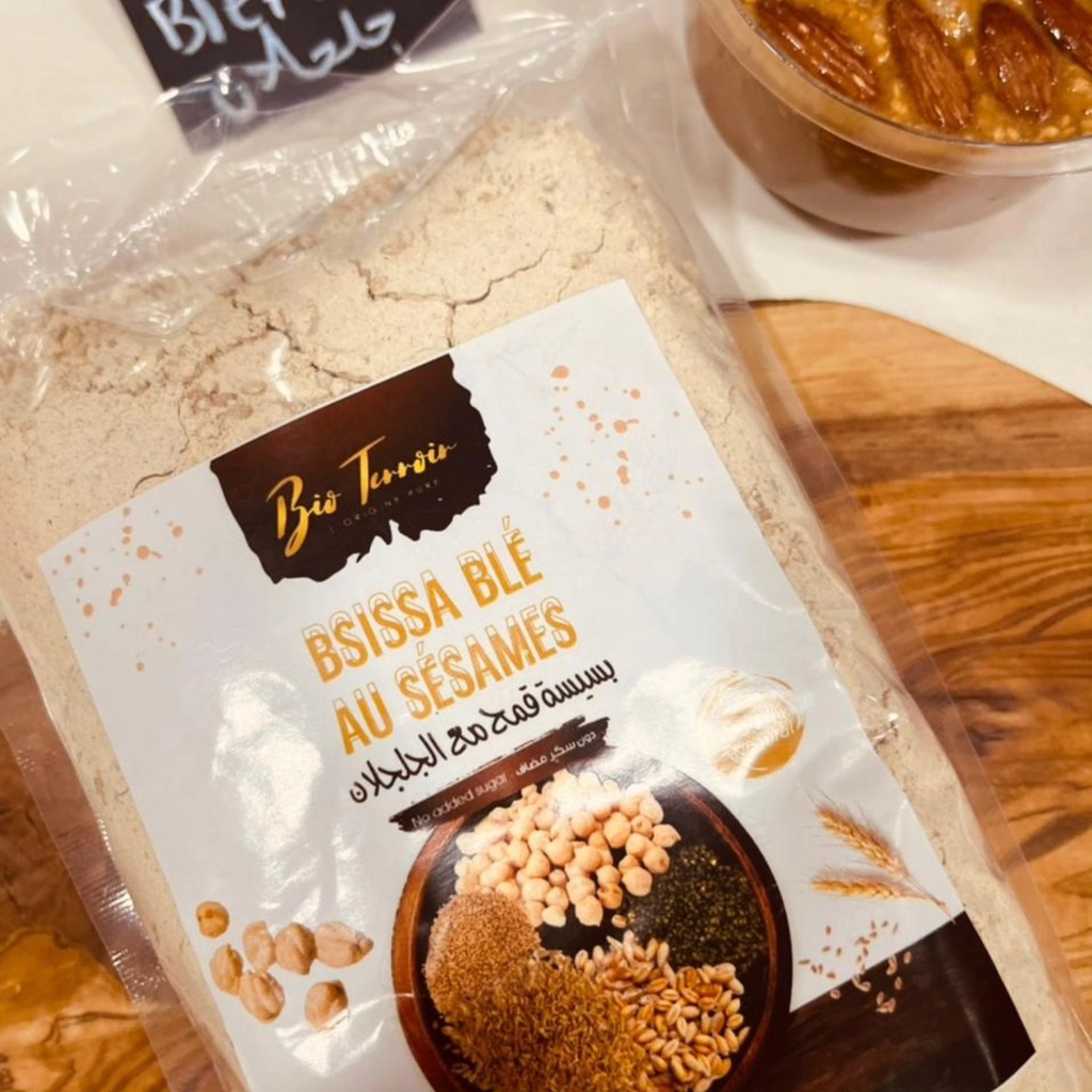 Bsissa Blé au Sésame Sans Sucre  -500g
