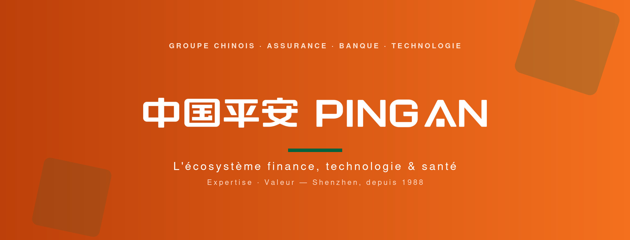 Assurance, banque et technologie financiere