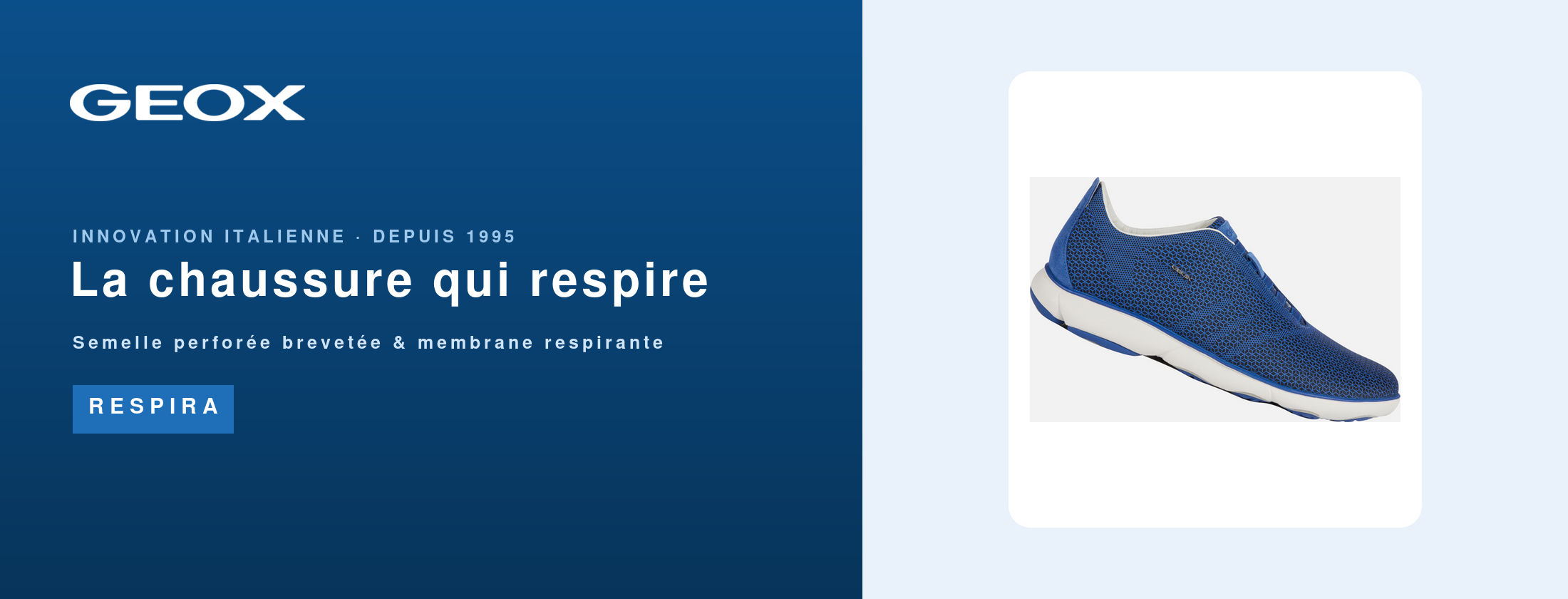 Respira, chaussures et confort italien