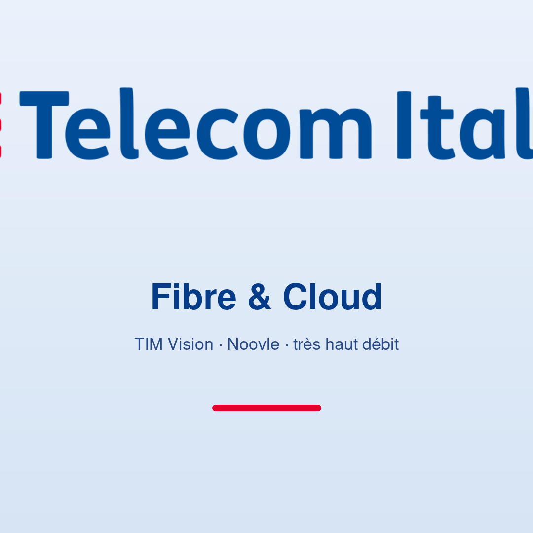 Fibre, TIMVISION & cloud