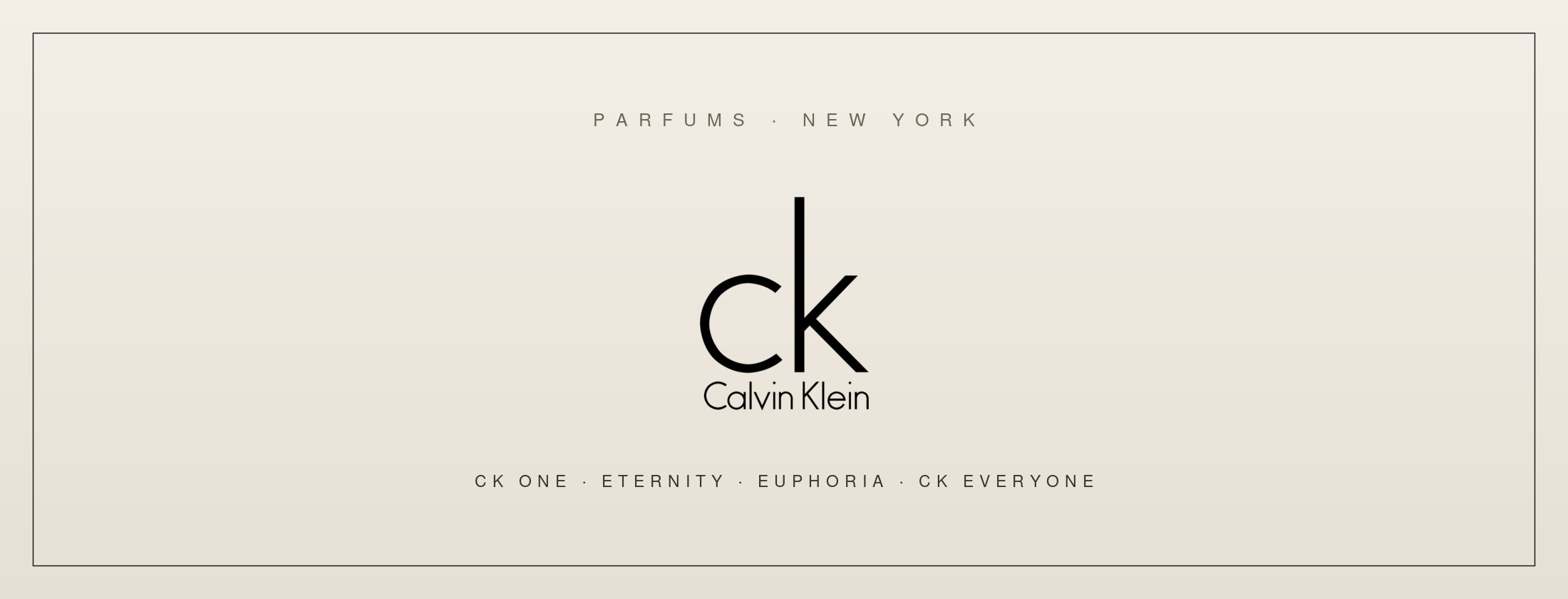 CK One, Eternity et parfums minimalistes
