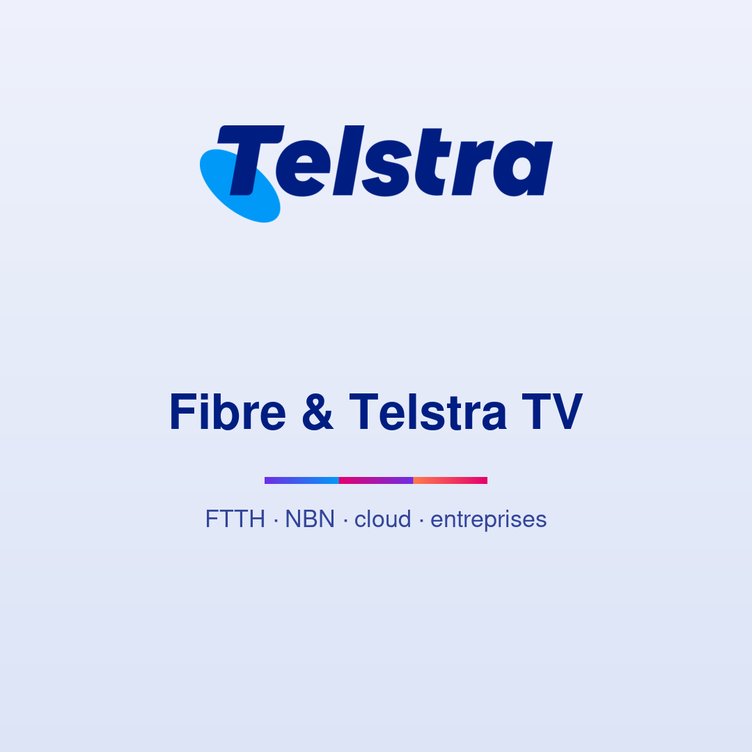 Fibre, Telstra TV & cloud