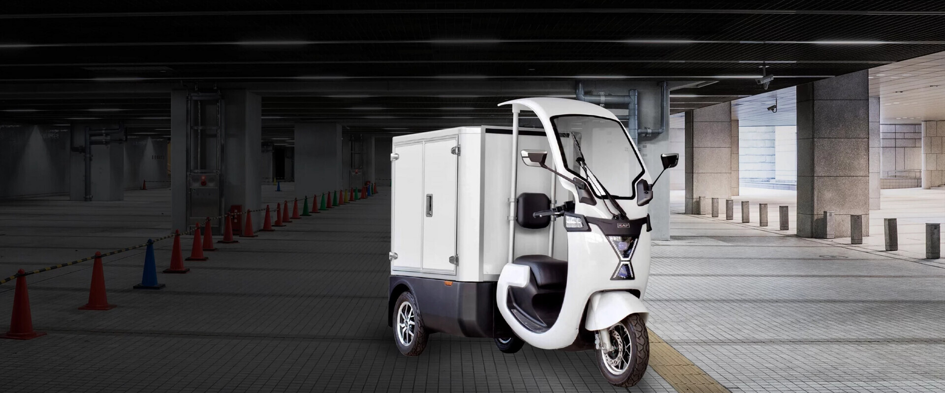L'utilitaire électrique 3 roues du dernier kilomètre.