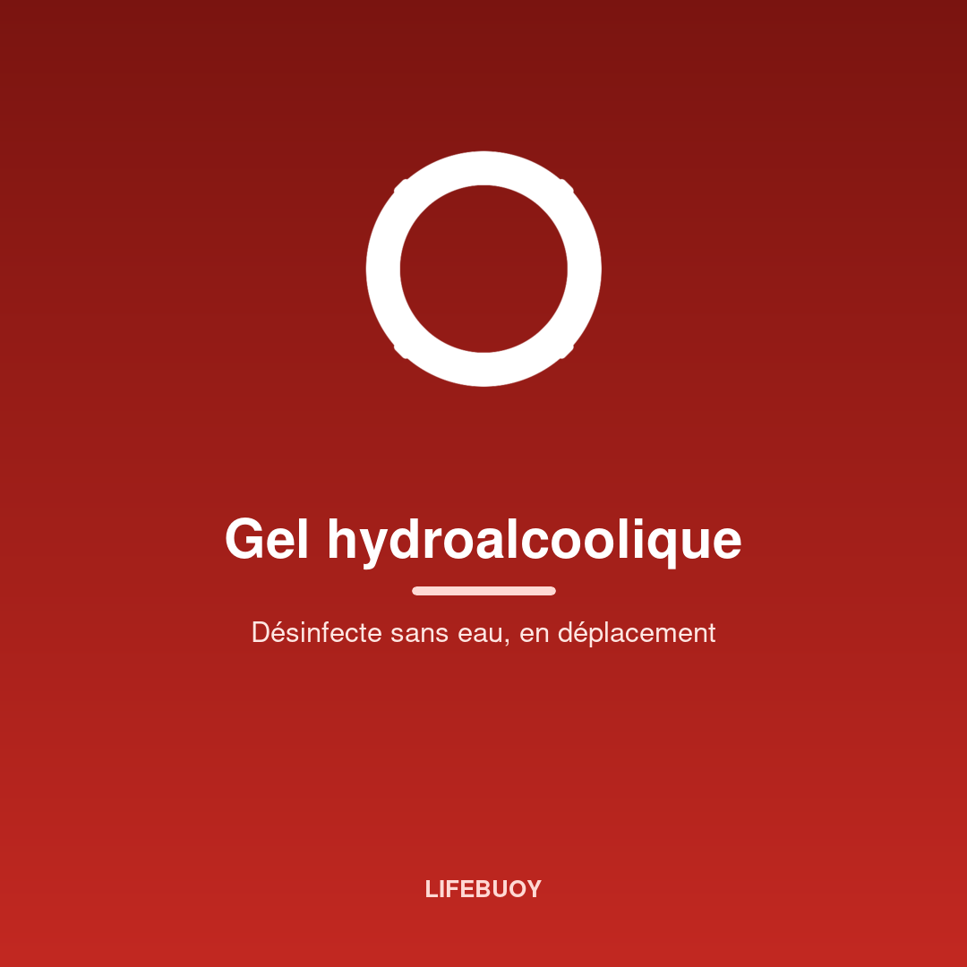 Gel hydroalcoolique