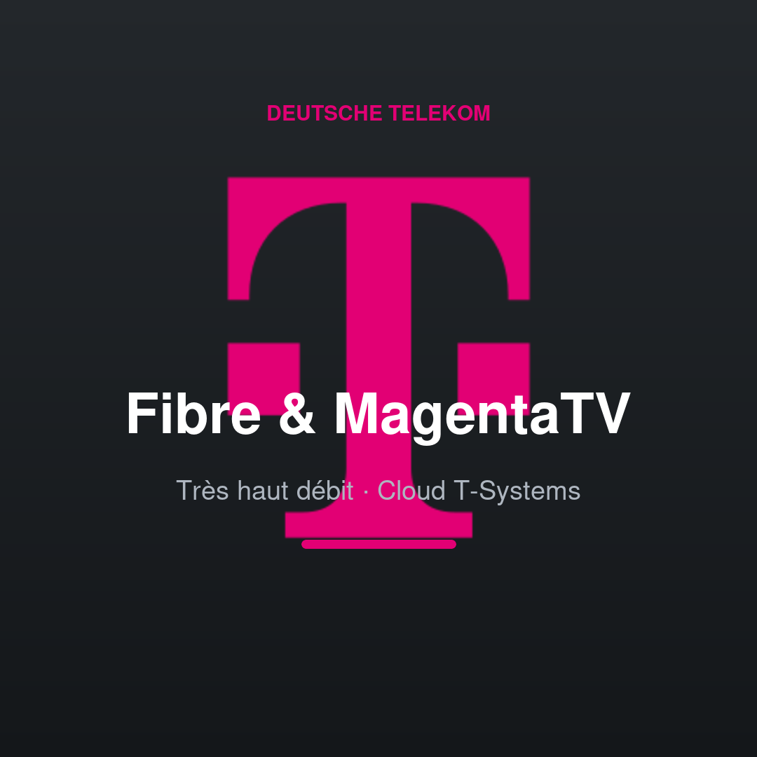 Fibre, MagentaTV & cloud T-Systems