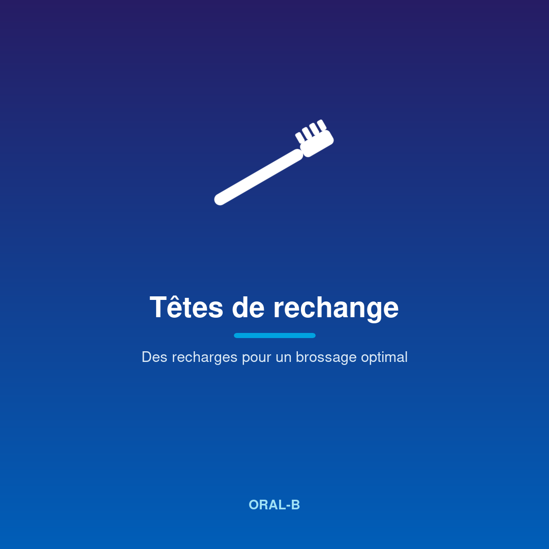 Têtes de rechange