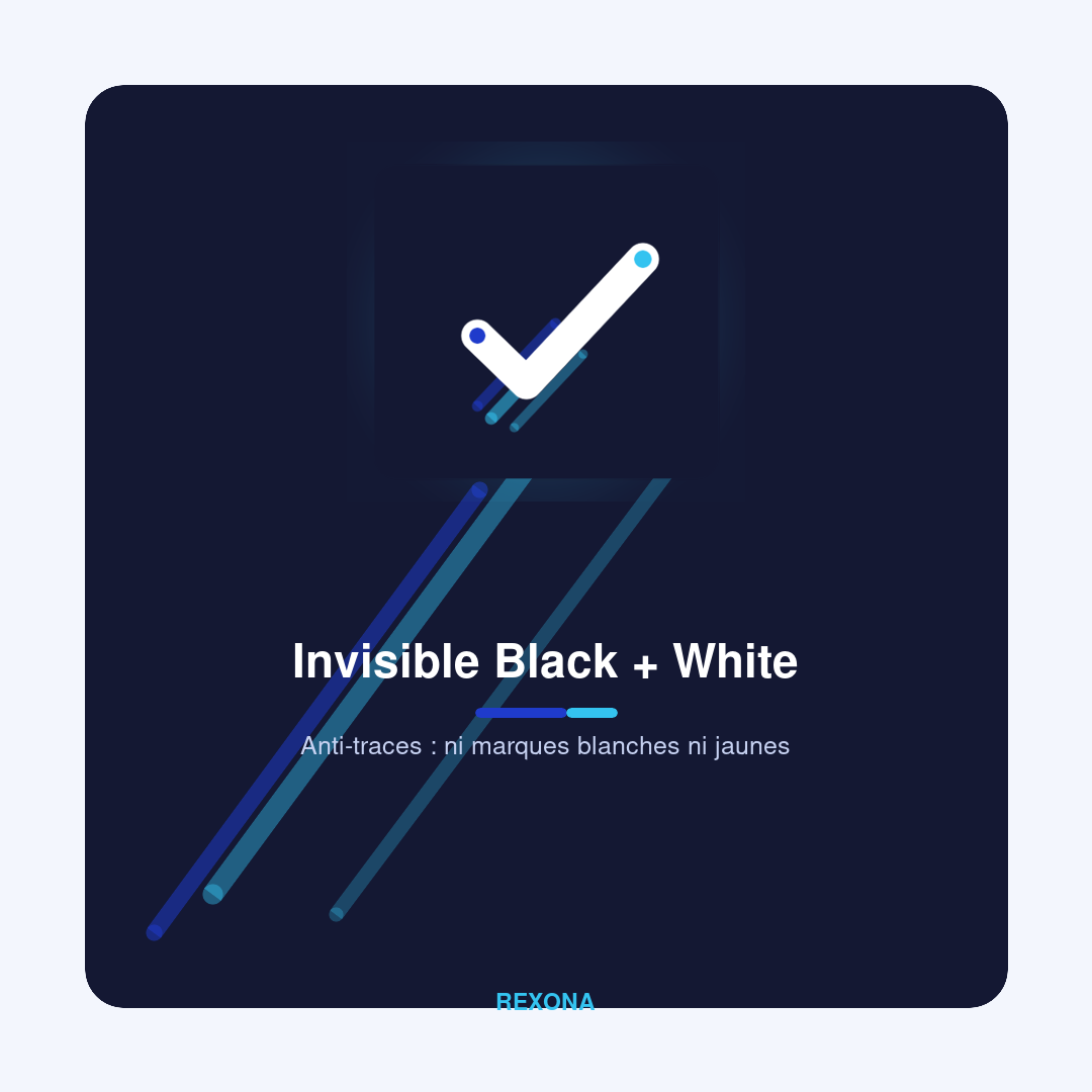 Invisible Black + White