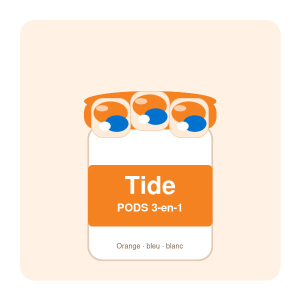Tide PODS 3-en-1