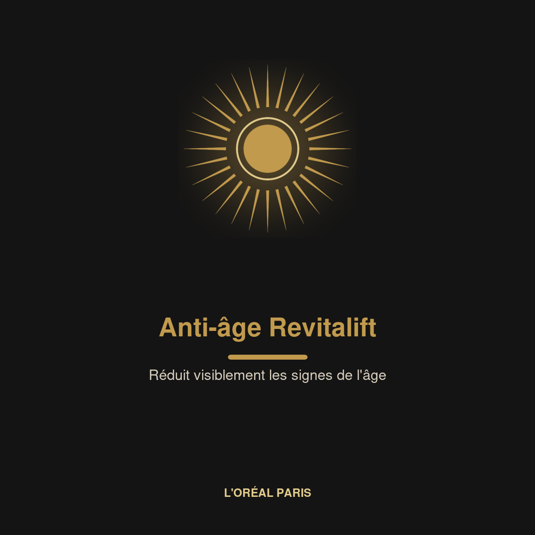 Anti-âge Revitalift