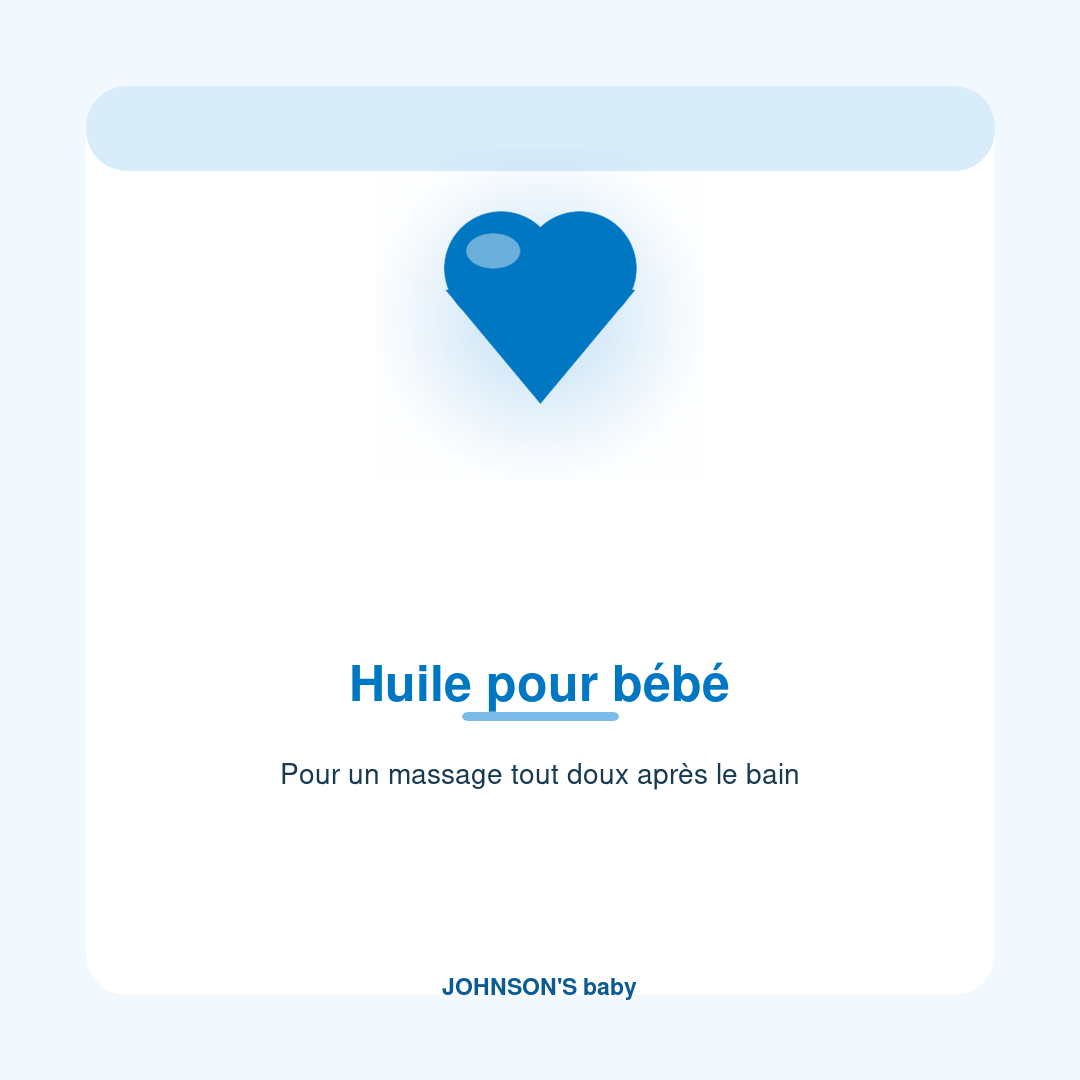 Huile pour bébé