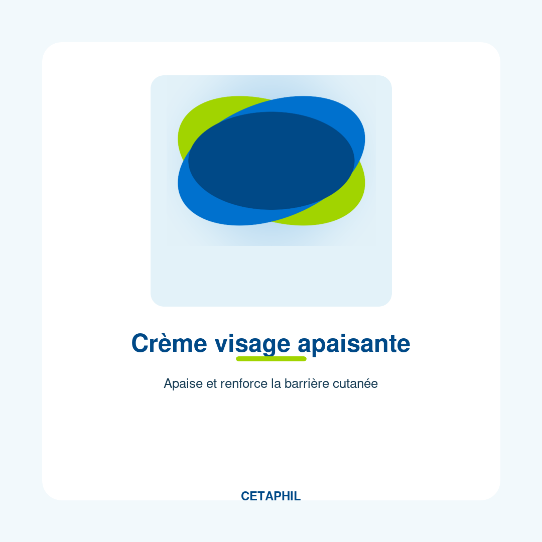 Crème visage apaisante