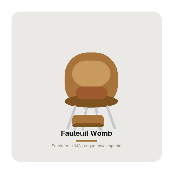 Fauteuil Womb
