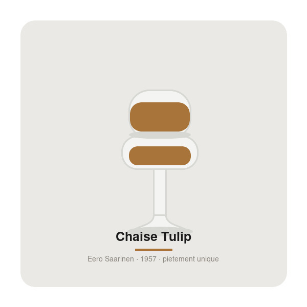 Chaise Tulip