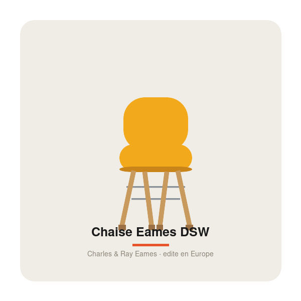 Chaise Eames DSW