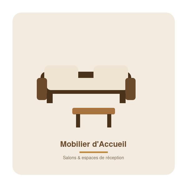 Mobilier d'Accueil