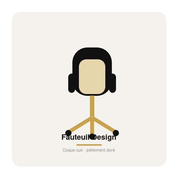 Fauteuil Design