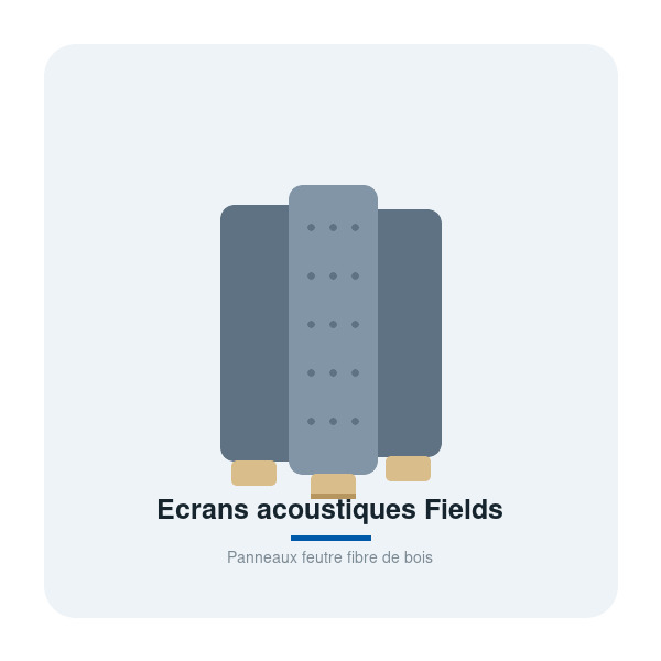Écrans acoustiques Fields