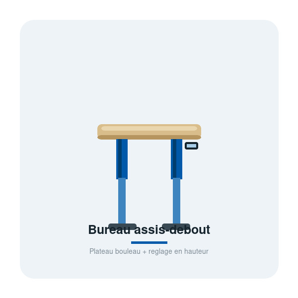 Bureau assis-debout