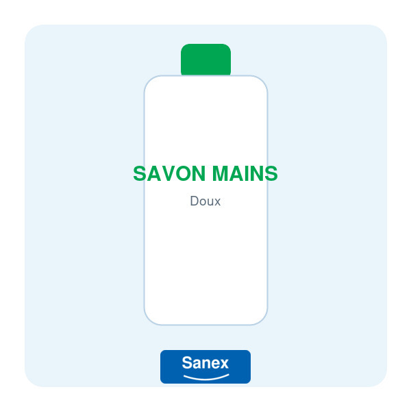 Savon liquide mains Doux