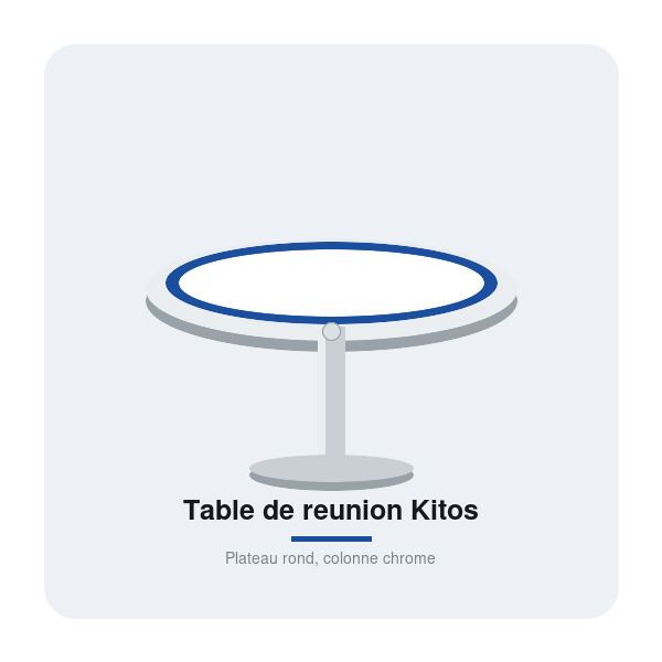 Table de réunion USM Haller