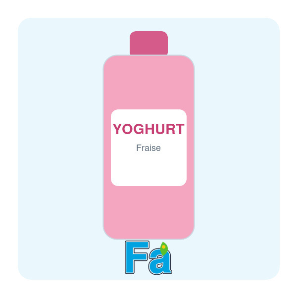 Gel cr&egrave;me Yoghurt Fraise