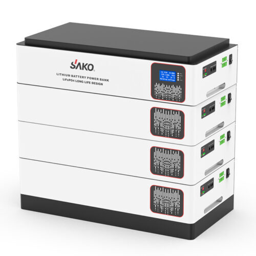 51.2V Lithium Battery System with Modular & Stacked Design 50A-400Ah