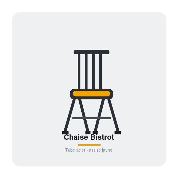 Chaise Bistrot