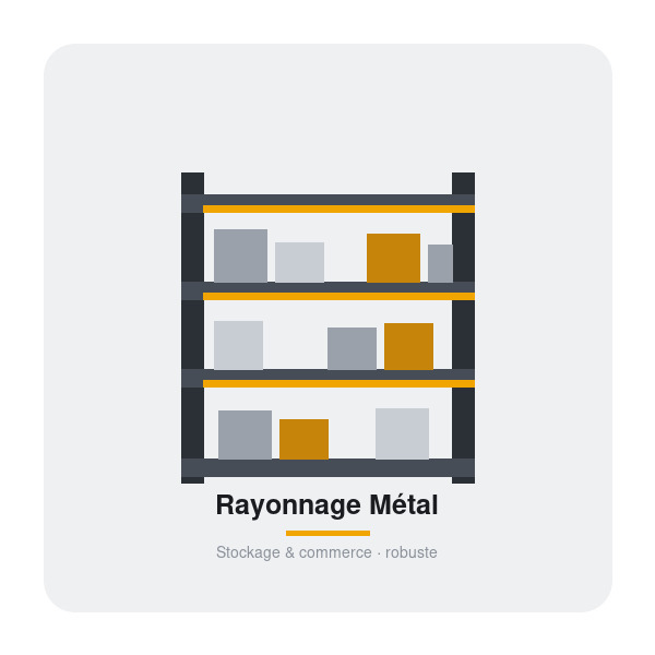 Rayonnage Métal