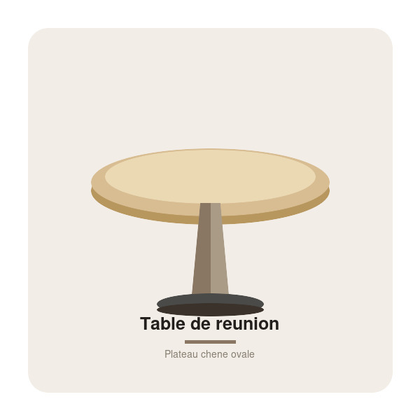 Table de réunion