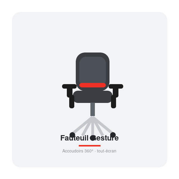 Fauteuil Gesture