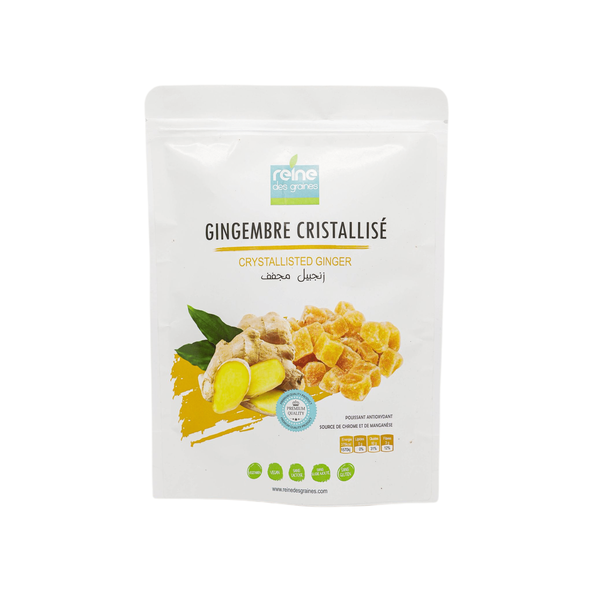 Gingembre Cristallisé (200gr)